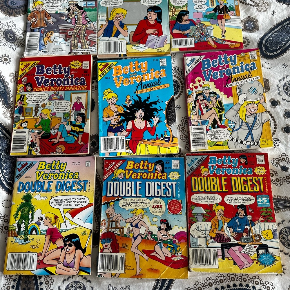 Betty and Veronica Vintage Comic Book Collection